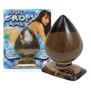 Anal Drops Big Plug - Nagy anális dugó, átmérő: 7,8 cm