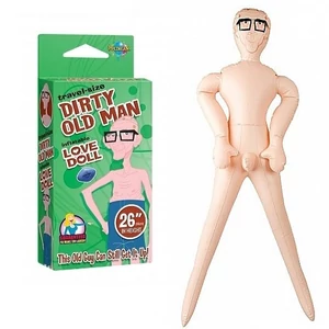 Mini Old Man - Kicsi öregúr felfújható baba - 66 cm