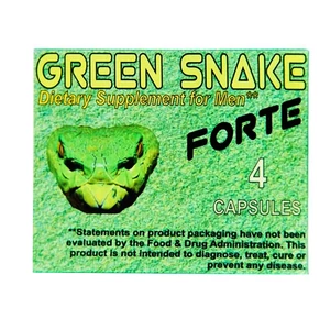 Green Snake Forte - Potencianövelő, vágyfokozó 4 db