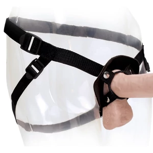 Basix Rubber Works Universal Harness - Felcsatolható eszköz 4 különböző átmérőjű gyűrűvel