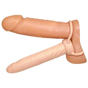 Accomodator Dual penetrator - Péniszre csatolható vékony dong anális szexhez