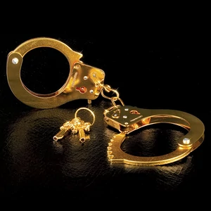 Gold Metal Cuffs - Arany színű fém bilincs igényeseknek