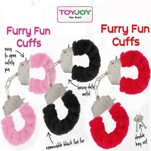 Furry Fun Cuffs - Plüss borítású fém bilincsek