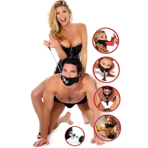 Extreme Compliance Kit Detachable Ball Gag System - Szájpecek cserélhető feltétekkel