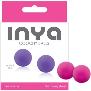 Inya Coochy Balls - Kicsi, szilikonnal borított, belül fém golyók