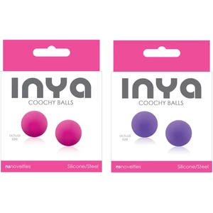 Inya Coochy Balls - Kicsi, szilikonnal borított, belül fém golyók