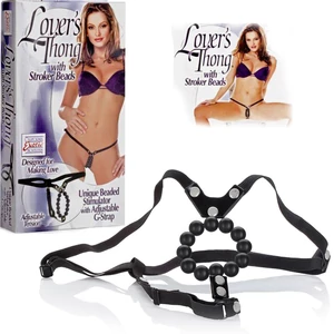 Love&#039;rs Thong with Stroker Beads - Szerelmi tanga gyöngyökkel