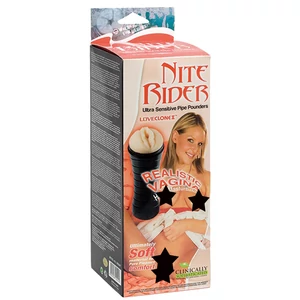 Nite Rider Flashlight Masturbator - Loveclone II, szupersoft anyagból készült maszturbátor