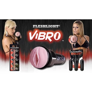 FleshLight Vibro Pink Lady - Vibráló maszturbátor