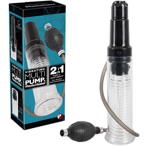 Vibrating 2 in 1 Pump - Vibráló pénisz pumpa és maszturbátor