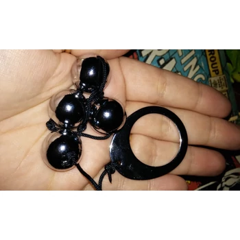 Heavy Metal Anal Beads - 4 db, fémből készült golyó