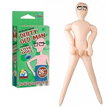 Mini Old Man - Kicsi öregúr felfújható baba - 66 cm