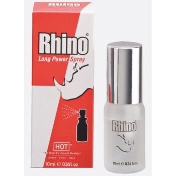 Rhino Long Power Spray - Ejakulációt késleltető spray - 10 ml