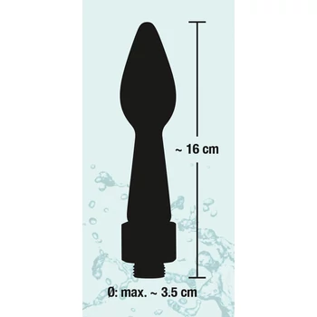 Rear Splash Anal duche Silicone - Intim mosó-fej tusolócsőre