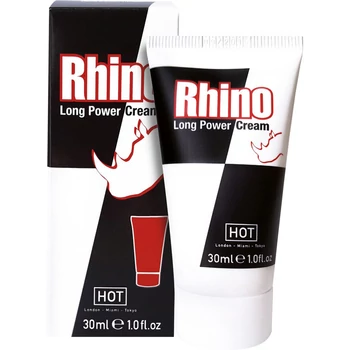 Rhino Long Power Cream - Ejakulációt késleltető krém - 30 ml