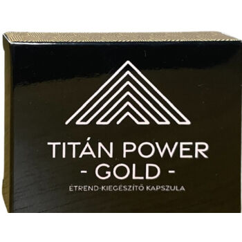Titán Power Gold - 3 db vágy-fokozó kapszula
