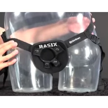 Basix Rubber Works Universal Harness - Felcsatolható eszköz 3 különböző átmérőjű gyűrűvel
