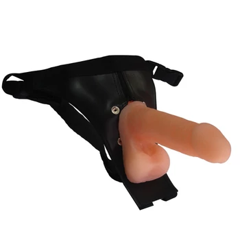 Jelly Dong Strap-On - Zselés felcsatolható dong
