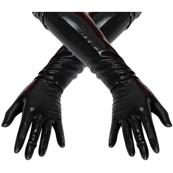 Latex kesztyű, hosszú, M-es méretben