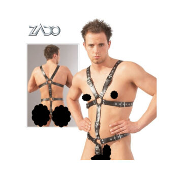 Zado Fetish - Hasított bőrből készült fétis ruha férfiaknak