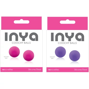 Inya Coochy Balls - Kicsi, szilikonnal borított, belül fém golyók