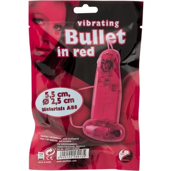Vibrating Bullet in Red – Vibráló, piros hüvely golyó