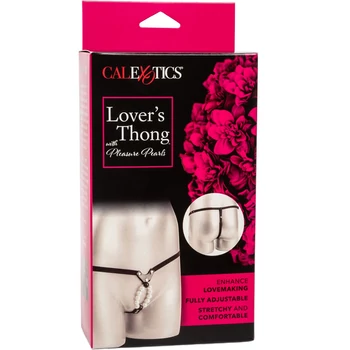 Love'rs Thong with Stroker Beads - Szerelmi tanga gyöngyökkel