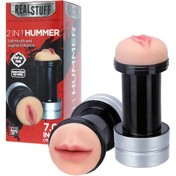 Hummer Loveclone 2in1 - Súlyzó élethű bejáratokkal