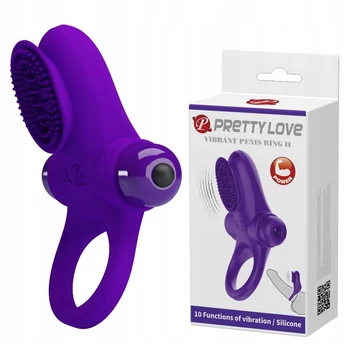 Pretty Love - Vibráló péniszgyűrűk ceruza elemmel