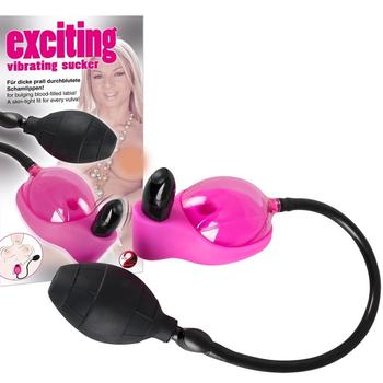 Exciting Vibrating Sucker - Vibráló punci pumpa