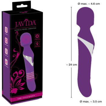 Javida Wand & Pearl Vibrator - Luxus masszírozó