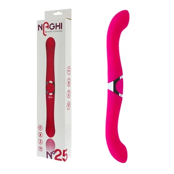 Naghi No.25 Rechargeable Double Vibe - Szilikon dupla vibrátor
