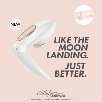 Satisfyer Pro 4 Couples - Csikló szívogató és vibrátor egyben, pároknak