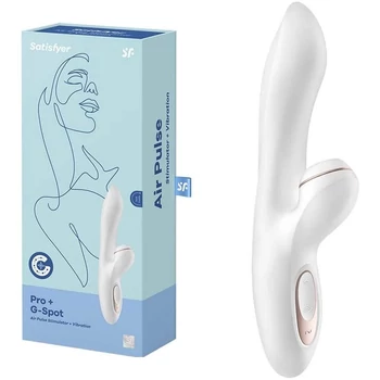Satisfyer Pro G-Spot Rabbit - Vibrátor és léghullámos csikló stimuláló egyben