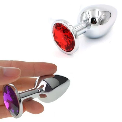 Metal Anal Plug M - Közepes méretű, fém anális dugó