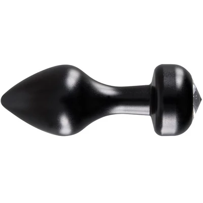 Anal-Plug Heavy Diamond - Alumínium anális dugó csillogó acryl kővel