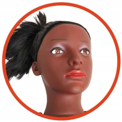 Alecia 3D-s arcú guminő élethű puncival és popsi-lyukkal 