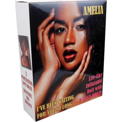Amelia Love Doll - Barna bőrű guminő