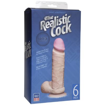 The Realistic UR3 6 Inch Cock - Élethű műpénisz 20x4 cm