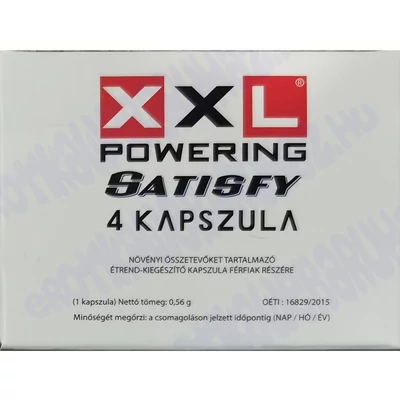 XXL Powering - 4 db potencia növelő kapszula