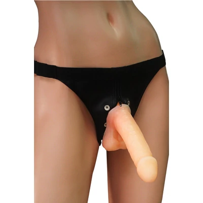 Jelly Dong Strap-On - Zselés felcsatolható dong