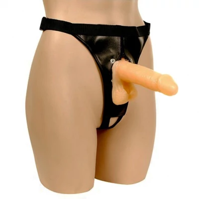 Jelly Dong Strap-On - Zselés felcsatolható dong