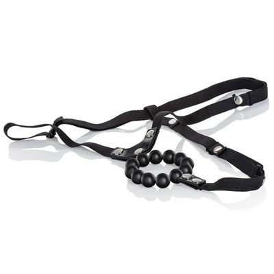 Love'rs Thong with Stroker Beads - Szerelmi tanga gyöngyökkel