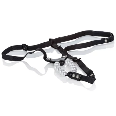 Love'rs Thong with Stroker Beads - Szerelmi tanga gyöngyökkel