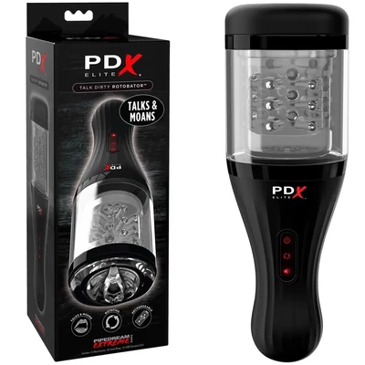 PDX Elite Rotobator - Forgó, makk stimuláló maszturbátor