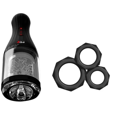 PDX Elite Rotobator - Forgó, makk stimuláló maszturbátor