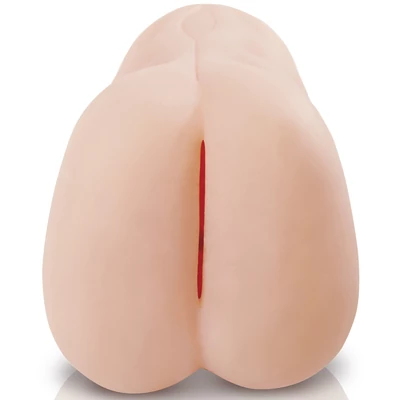 Peek-A-Boo Pussy - Élethű maszturbátor műpunci széthúzható nagyajkakkal