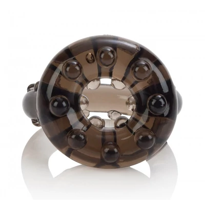 All Star Enhancer Ring - Füst színű, zselés, dupla péniszgyűrű