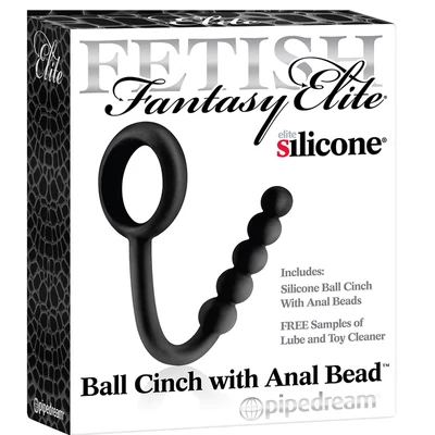 Ball Cinch With Anal Bead - Here-gyűrű anális gyöngysorral