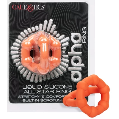 Alpha ring könnyen megnyúló erős pénisz gyűrű here-gyűrűvel